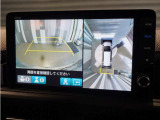 ◆マルチビューカメラシステム◆運転席から見づらい前後左右を、ナビ画面の映像で確認。見通しの悪い交差点や狭い道でのすれ違い、駐車などをサポートします。