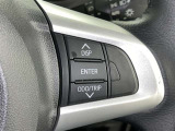 ステアリングスイッチ付き。前方から目を離すことなく操作することが可能です。