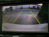ガイドライン表示機能つきバックモニターです!バックでの駐車時など後方の安全確認ができて安心安全ですね♪