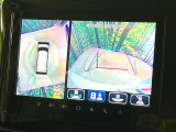 【全方位モニター用カメラ】専用のカメラにより、上から見下ろしたような視点で360度クルマの周囲を確認することができます☆死角部分も確認しやすく、狭い場所での切り返しや駐車もスムーズに行えます。