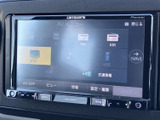 AVメニューから地上デジタル放送を選べる画面です。停車中にテレビ番組を視聴でき、休憩時間にも活用できます。テレビ視聴は安全のため、必ず停車中にお楽しみください。
