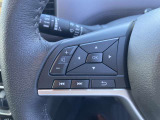 オーデイオやナビのコントロールができるスイッチ、運転中は手を放さず手元で操作可能なんです!