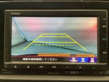 バックでの車庫入れも安心です!リアカメラが付いているバックモニター付のナビを装備しております。操作線もついており距離感も画面から確認できます。