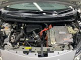 エンジンルームもクリーニング済みできれいですよ。日産の整備士がしっかりと丁寧に点検していますので安心してお乗りいただけます