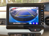 バックも安心のバックカメラ付いています。バックカメラがあると、いつでも安全にバックできますね。死角も減ります。