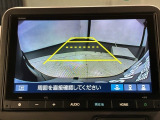 リバースギアに入れるだけで後方の表示へ切り替わります。夜間や雨の日の駐車も楽になりますよ。