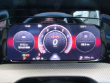 《デジタルメーター》 各種車両情報をワンタッチで切り替えられる仕様となっています。