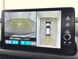 リアカメラ付で、後方をナビ画面で確認。車庫入れも安心です。もちろん、バックギアと連動しています。
