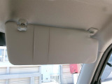 運転席にはチケットホルダー付きサンバイザーを装備しています。