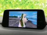 画面にはテレビ映像が表示され、停車中の休憩時間や待ち合わせの際に視聴を楽しめます。車内で過ごす時間を快適にする装備として、日常のさまざまな場面で活用できます。