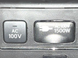 【1500Wアクセサリーコンセント】消費電力1500Wまでの家電が使えます。キャンプやスポーツ・アウトドアでのアクティビティはもちろん、災害・停電の際に大活躍♪