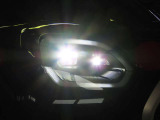 ヘッドライトはLEDです。とても明るく長寿命です。白い光で高輝度。暗闇での視認性に優れています。