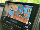画面でテレビ番組を楽しめる装備です。停車中の待ち時間などに映像を視聴でき、車内で過ごす時間をより有意義に活用できます。視聴は停車時にお楽しみください。