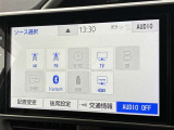 ブルートゥースに接続することにより、スマホに入ったお気に入りの音楽を車内で楽しむことができます♪あると本当に便利な機能になっています!