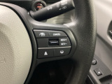 ステアリングホイールの右側がクルーズコントロールスイッチです。アクセルペダルを踏まずに一定走行が出来るので、高速道路での走行がグッと快適になります。
