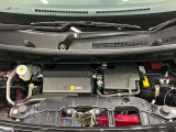エンジンルームもクリーニング済みできれいですよ。日産の整備士がしっかりと丁寧に点検していますので安心してお乗りいただけます