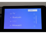 Bluetoothオーディオ再生、地デジ(フルセグ)対応。CD・DVDプレイヤーも装着しています☆