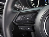【ステアリングスイッチ】運転中、前方から目線をそらすことなく、オーディオ等の操作が可能な便利機能。安心&快適ドライブにはマストな装備。