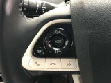 【ステアリングスイッチ】左です。ハンドルから手を離さず、運転に集中したまま手元でオーディオ操作等ができます。