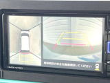 【パノラマモニター】専用のカメラにより、上から見下ろしたような視点で360度クルマの周囲を確認することができます☆死角部分も確認しやすく、狭い場所での切り返しや駐車もスムーズに行えます。
