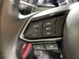 【ステアリングスイッチ】手元のボタンから、オーディオやナビなどの操作ができるので、よそ見をせずに安全に運転に集中できます!