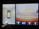 パノラミックビューモニター付きです。車両を上から見たような映像をディスプレイオーディオ画面に表示。運転席からの目視だけでは見にくい、車両周辺の状況をリアルタイムでしっかり確認できます。