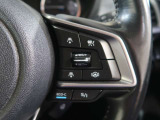 シーンに合わせたエンジン特性をセレクト可能なSI-DRIVEやクルーズコントロール機能を操作可能なステアリングスイッチです!手元で操作が出来ますので、運転中も安心ですよ!!
