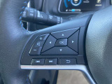 オーデイオやナビのコントロールができるスイッチ、運転中は手を放さず手元で操作可能なんです!