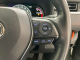 前方の車との車間を設定し、スピードを上げたり緩めたりを自動で行ってくれる追尾式の「レーダークルーズ」。上級装備の一つです!高級車にしかつかない嬉しい機能です。