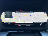 バーチャルコックピットでは、メーターやオーディオ操作、電話選択、地図の確認が可能。パネル内に高解像度の液晶ディスプレイを配置しております。
