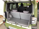 リアシートがあっても、しっかり荷物を積む事ができます。