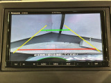 リバースギアに入れるだけで後方の表示へ切り替わります。夜間や雨の日の駐車も楽になりますよ。