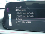 USB、Bluetooth、Alexa対応
