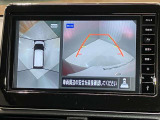 【アラウンドビューモニター】車を上から見下ろしているかのような映像で周囲の状況がひと目で確認、狭い駐車場に駐車するときも安心です♪♪障害物などがあると警告音がなりますので安心して駐車が出来ます★
