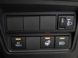 非常時やキャンプなどに役立つAC100Vコンセント付きです。