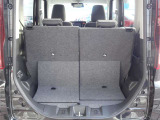 買い物袋やベビーカーなど、普段使いの荷物をイメージしやすい荷室です。