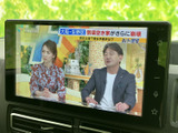 テレビ番組を画面で視聴できる装備です。お出かけ先での休憩中など、停車時に映像を楽しめるのがうれしいポイント。画面表示の内容は写真でもご確認いただけます。
