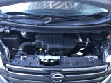 エンジンルームも綺麗です。ハイレベルな日産整備士がしっかり整備をしてお渡しします