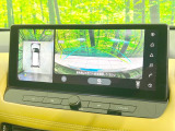 【アラウンドビューモニター】専用のカメラにより、上から見下ろしたような視点で360度クルマの周囲を確認することができます☆死角部分も確認しやすく、狭い場所での切り返しや駐車もスムーズに行えます。