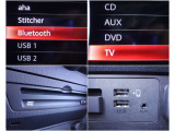 CD・DVD・USB・AUX・Bluetoothなど利用可能な音源を確認できます。
