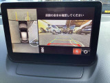 【360&deg;ビューモニター】  とても分かりやすい、クルマの上から見下ろしたような映像で、駐車サポートをしてくれます。
