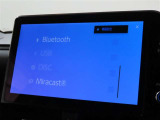 オーディオソース選択画面です。Bluetoothオーディオをご利用いただけます。