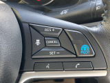 ステアリングのプロパイロットボタンで高速道路で運転のアシストをしてくれます。