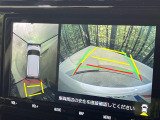 【パノラミックビューモニター】専用のカメラにより、上から見下ろしたような視点で360度クルマの周囲を確認することができます☆死角部分も確認しやすく、狭い場所での切り返しや駐車もスムーズに行えます。