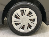 純正スチールホイール,キャップ付です!タイヤサイズは155/65R14