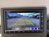 後方確認はバックカメラにお任せ♪後退時に便利で、駐車が楽になります♪