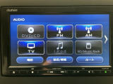 【オーディオ機能】オーディオは、フルセグTVの他にDVD/CDプレーヤーを装備♪もちろんFM/AMラジオもお聞きいただけますよ♪