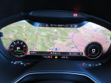バーチャルコックピット。ODOメーターやオーディオ操作、電話通話選択、MAPの確認まで可能。