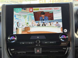 【TV付き】 インチナビで大きな画面でTVを見られます。