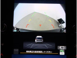 車両の前後左右に搭載されたカメラの映像を合成し、車を上から見下ろしているような映像をミニターに映し出すシステムのデジタルマルチビューモニター搭載!